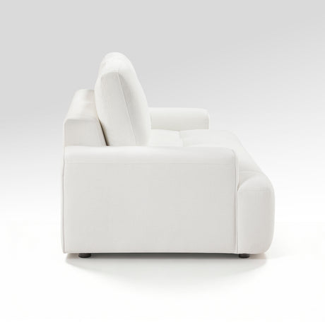Brera Beige Loveseat from Homelegance - Luna Furniture