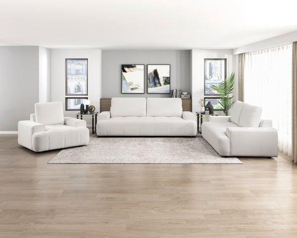 Brera Beige 3-Piece Living Room Set
