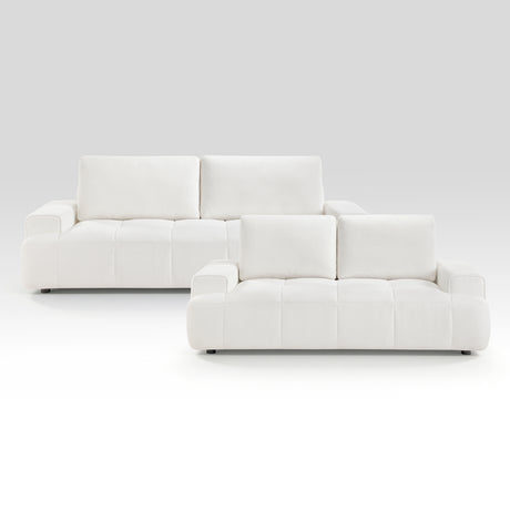 Brera Beige 2-Piece Living Room Set from Homelegance - Luna Furniture
