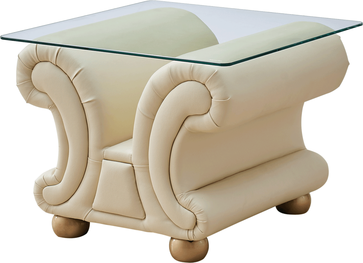 Apolo Ivory End Table from ESF Furniture - Luna Furniture