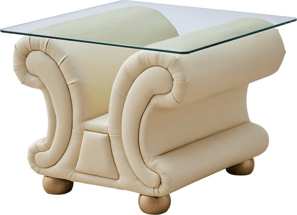 Apolo Ivory End Table