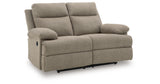 Side-Swipe Mocha Reclining Living Room Set from Ashley Furniture - Luna Furniture