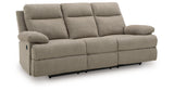 Side-Swipe Mocha Reclining Living Room Set from Ashley Furniture - Luna Furniture