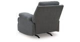 Side-Swipe Charcoal Recliner from Ashley Furniture - Luna Furniture