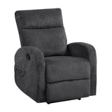 Hadley Taupe Swivel Glider Reclining Chair