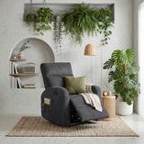 Hadley Taupe Swivel Glider Reclining Chair