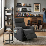 Hadley Taupe Swivel Glider Reclining Chair