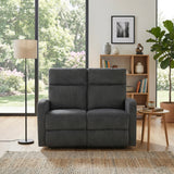 Allen Dark Gray Double Reclining Sofa from Homelegance - Luna Furniture