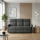 Allen Dark Gray Double Reclining Sofa from Homelegance - Luna Furniture