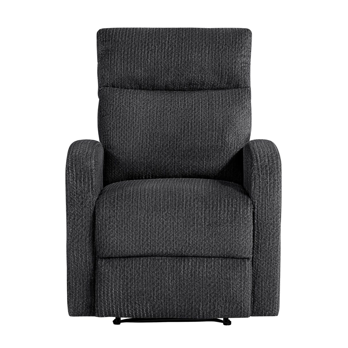 Allen Dark Gray Reclining Chair from Homelegance - Luna Furniture