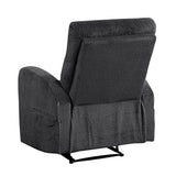 Allen Dark Gray Reclining Chair from Homelegance - Luna Furniture