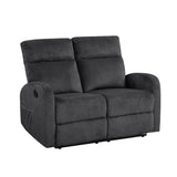 Allen Dark Gray Reclining Living Room Set from Homelegance - Luna Furniture