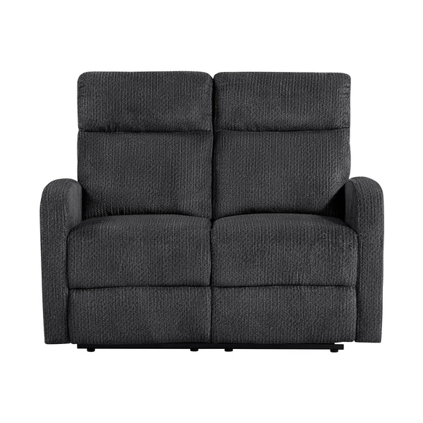 Allen Dark Gray Double Reclining Loveseat