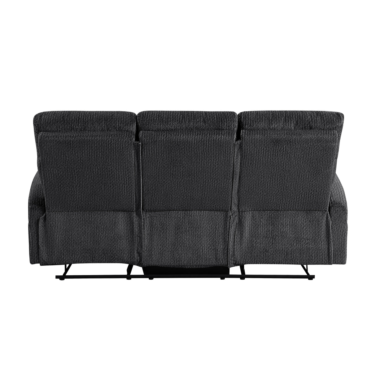 Allen Dark Gray Double Reclining Sofa from Homelegance - Luna Furniture