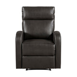 Allen Espresso Reclining Chair from Homelegance - Luna Furniture