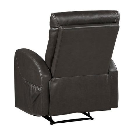 Allen Espresso Reclining Chair from Homelegance - Luna Furniture