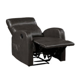Allen Espresso Reclining Chair from Homelegance - Luna Furniture