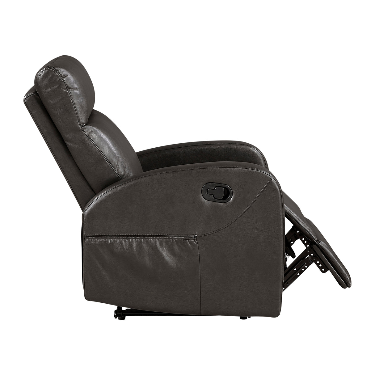 Allen Espresso Reclining Chair from Homelegance - Luna Furniture