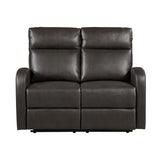 Allen Espresso Reclining Living Room Set from Homelegance - Luna Furniture