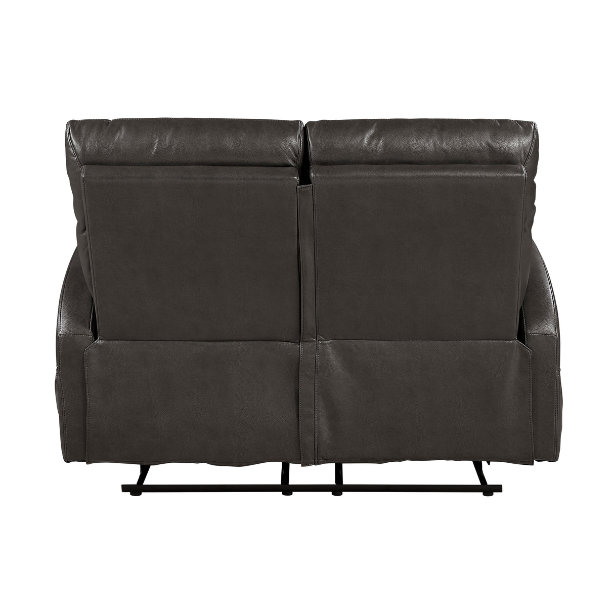 Allen Espresso Double Reclining Love Seat from Homelegance - Luna Furniture