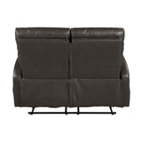 Allen Espresso Double Reclining Love Seat from Homelegance - Luna Furniture