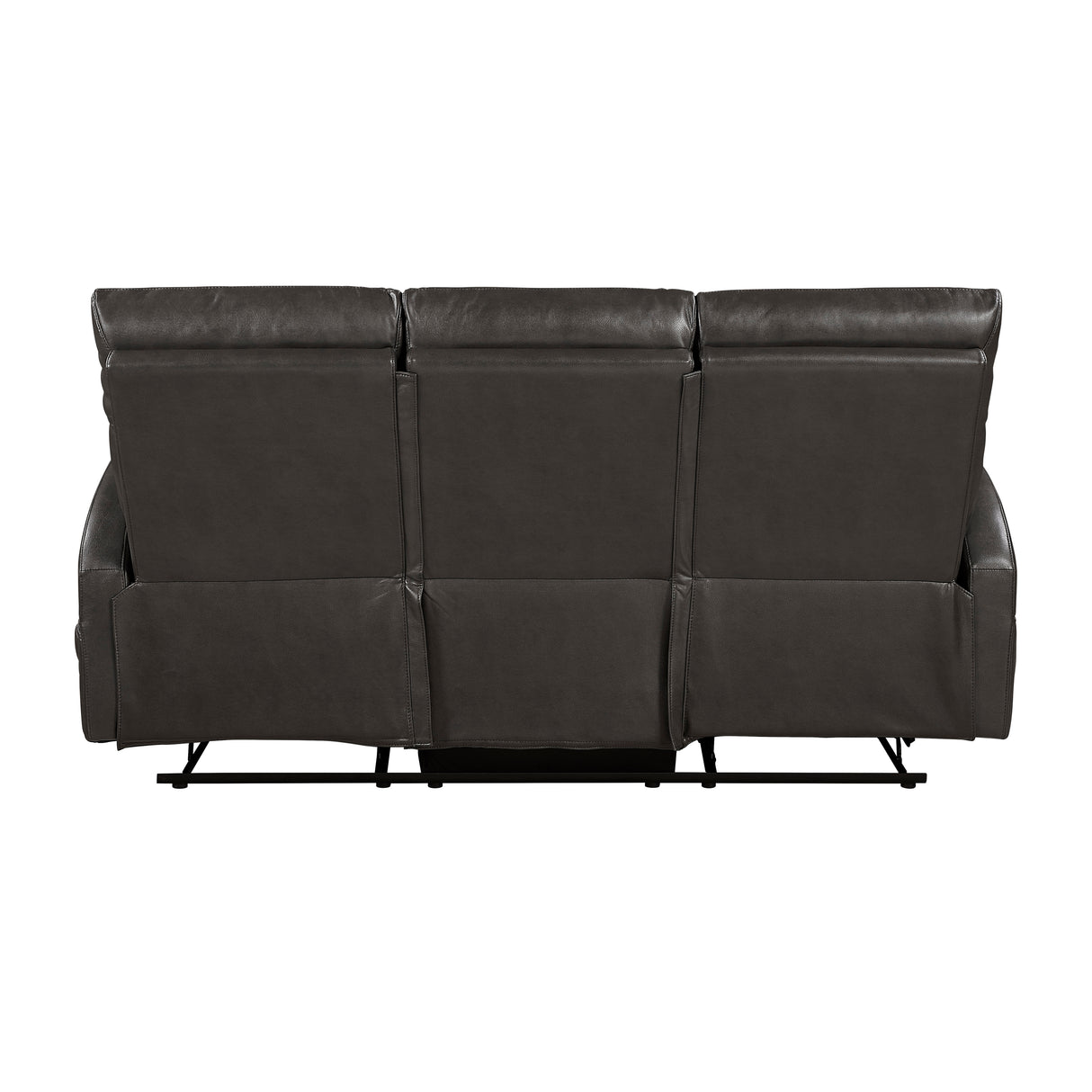 Allen Espresso Double Reclining Sofa from Homelegance - Luna Furniture