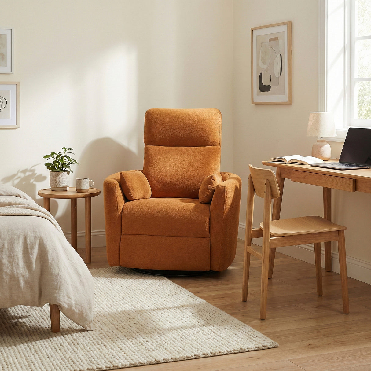 9148RNG-1SW Swivel Glider Reclining Chair from Homelegance - Luna Furniture