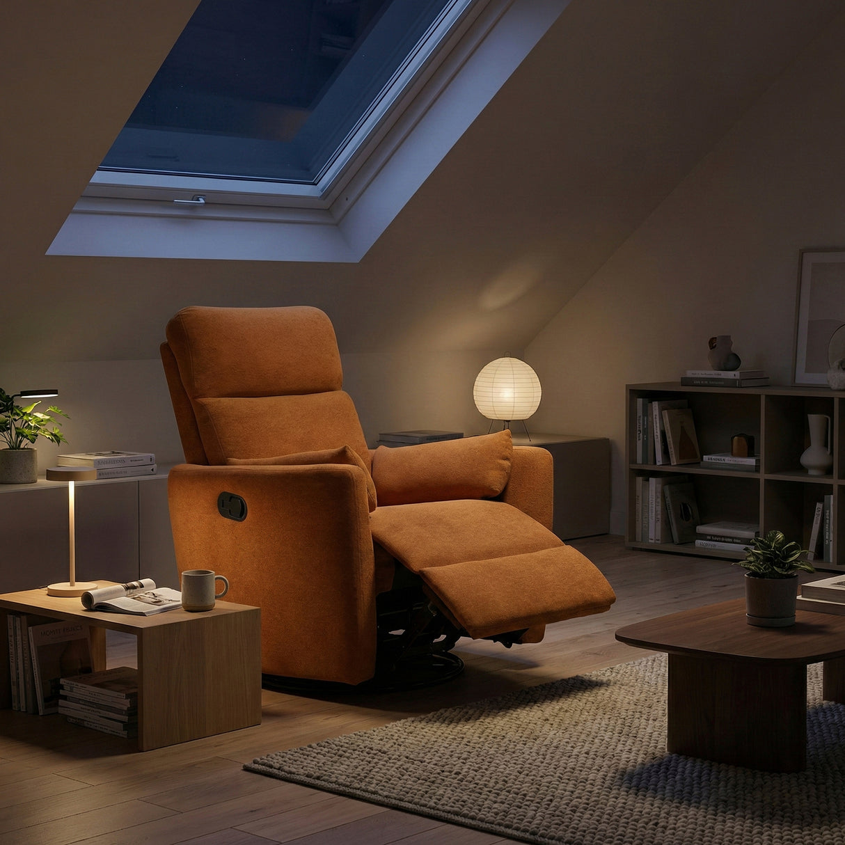 9148RNG-1SW Swivel Glider Reclining Chair from Homelegance - Luna Furniture