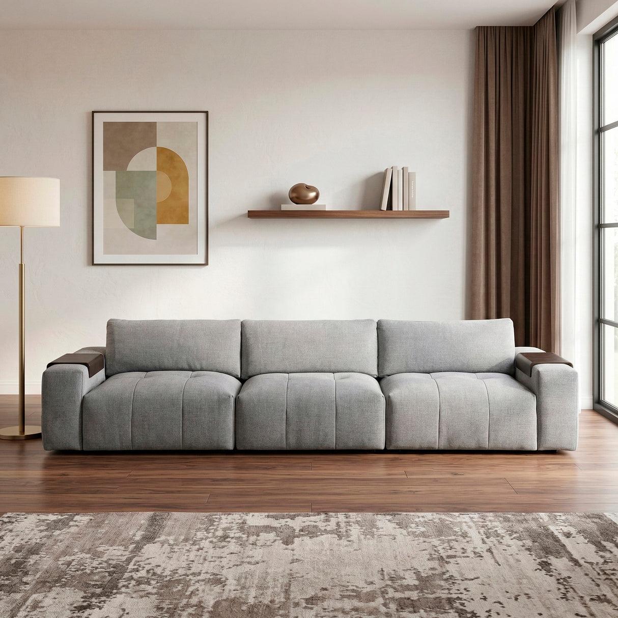 Tidal Gray Sofa from Homelegance - Luna Furniture