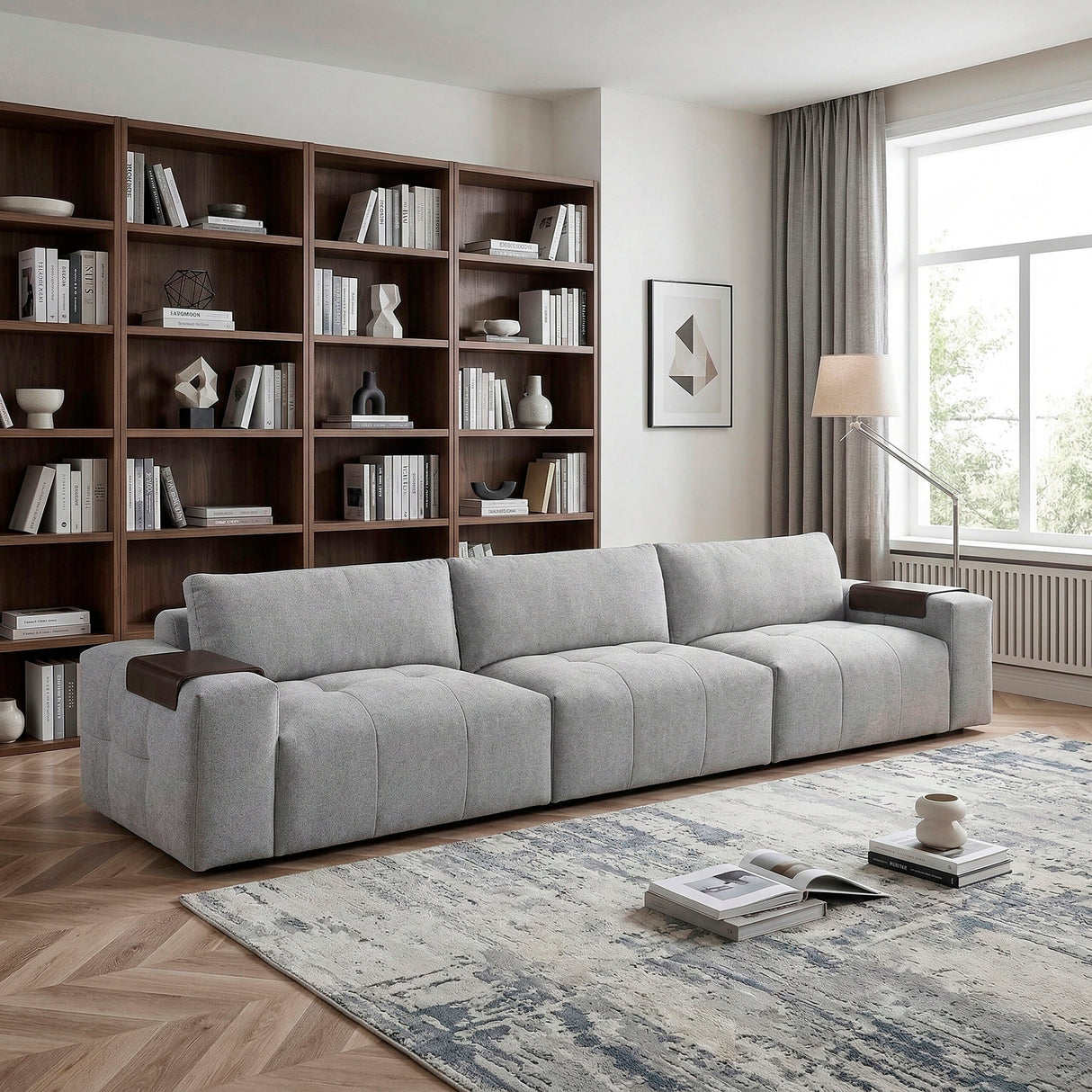 Tidal Gray Sofa from Homelegance - Luna Furniture