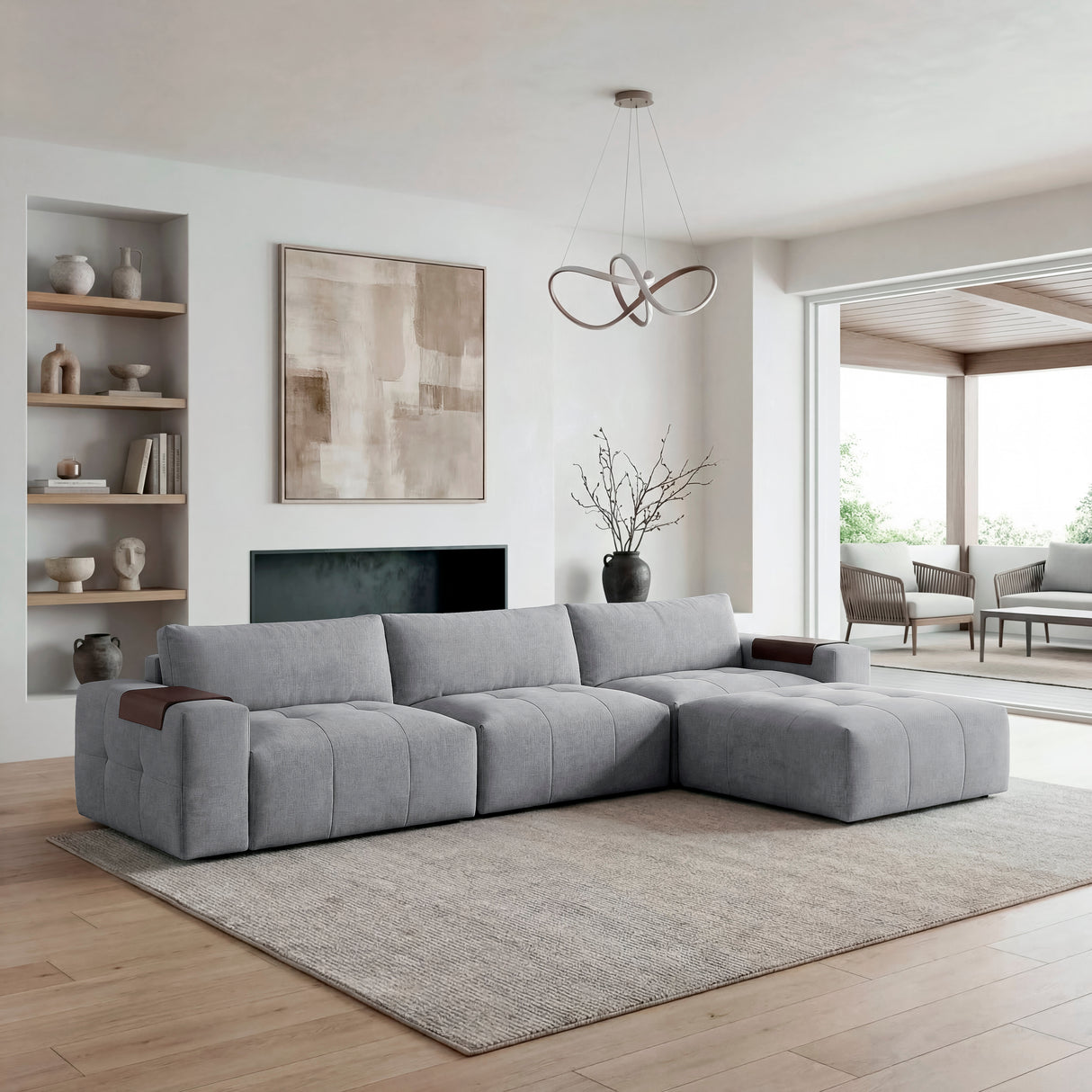 9155GY*41L1ROT from Homelegance - Luna Furniture