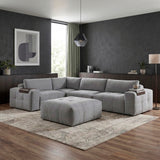 Tidal Gray 5-Piece Modular Sectional from Homelegance - Luna Furniture