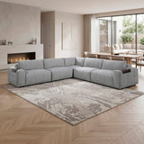Tidal Gray 5-Piece Modular Sectional from Homelegance - Luna Furniture