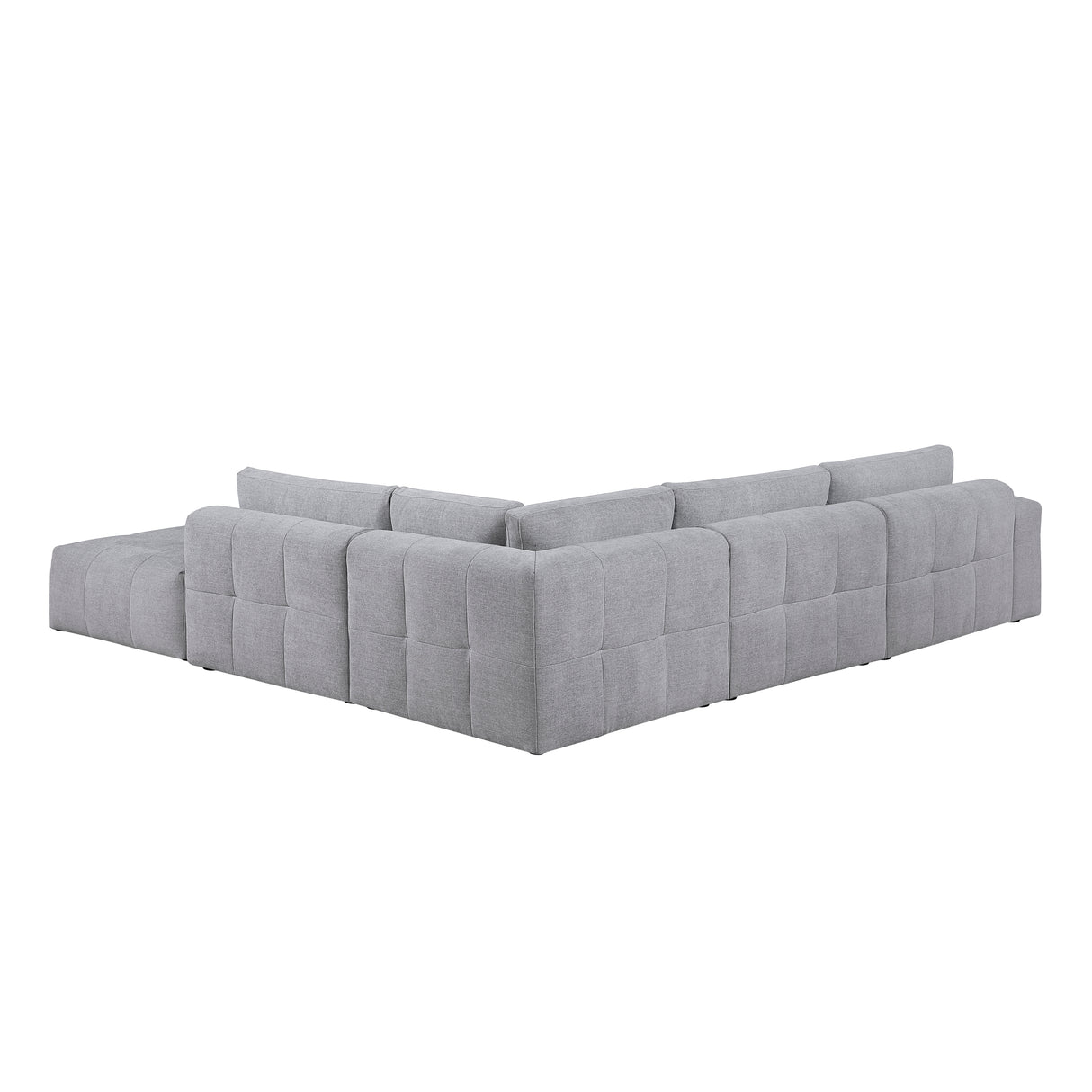 Tidal Gray 5-Piece Modular Sectional with Ottoman from Homelegance - Luna Furniture