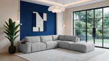 Tidal Gray 5-Piece Modular Sectional with Ottoman from Homelegance - Luna Furniture