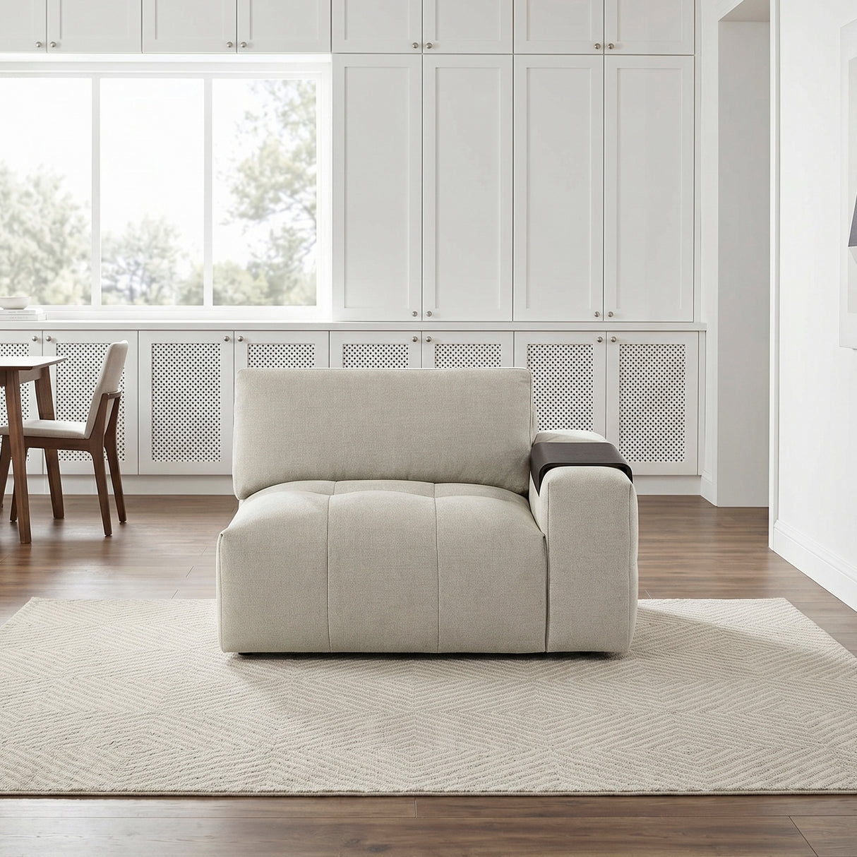 Tidal Taupe Modular Loveseat from Homelegance - Luna Furniture