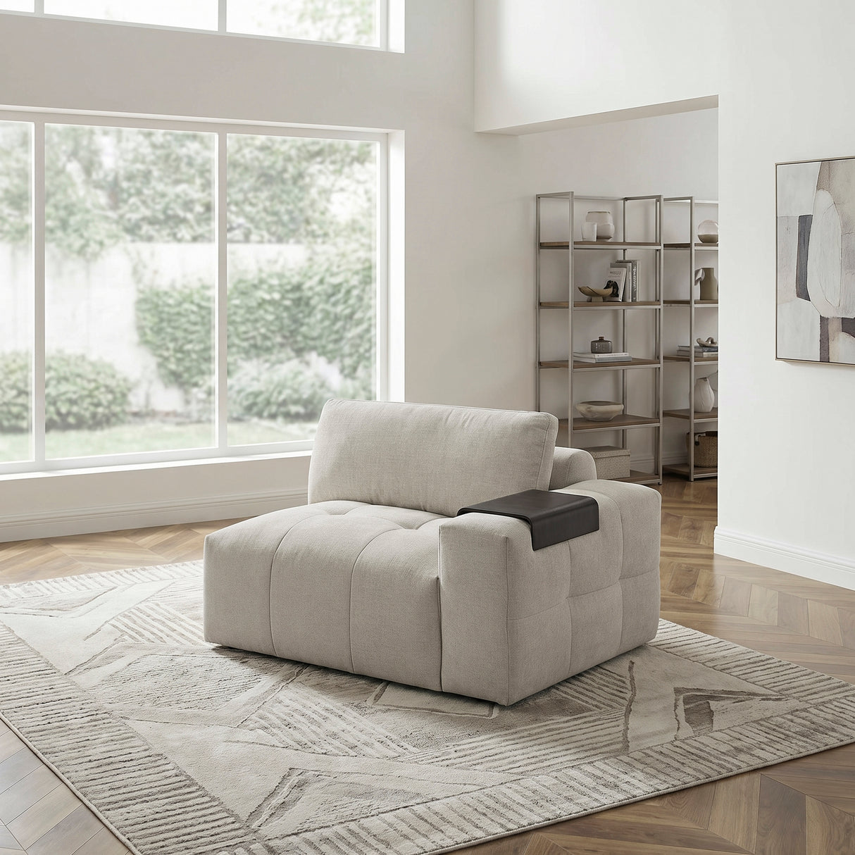 Tidal Taupe Modular Loveseat from Homelegance - Luna Furniture