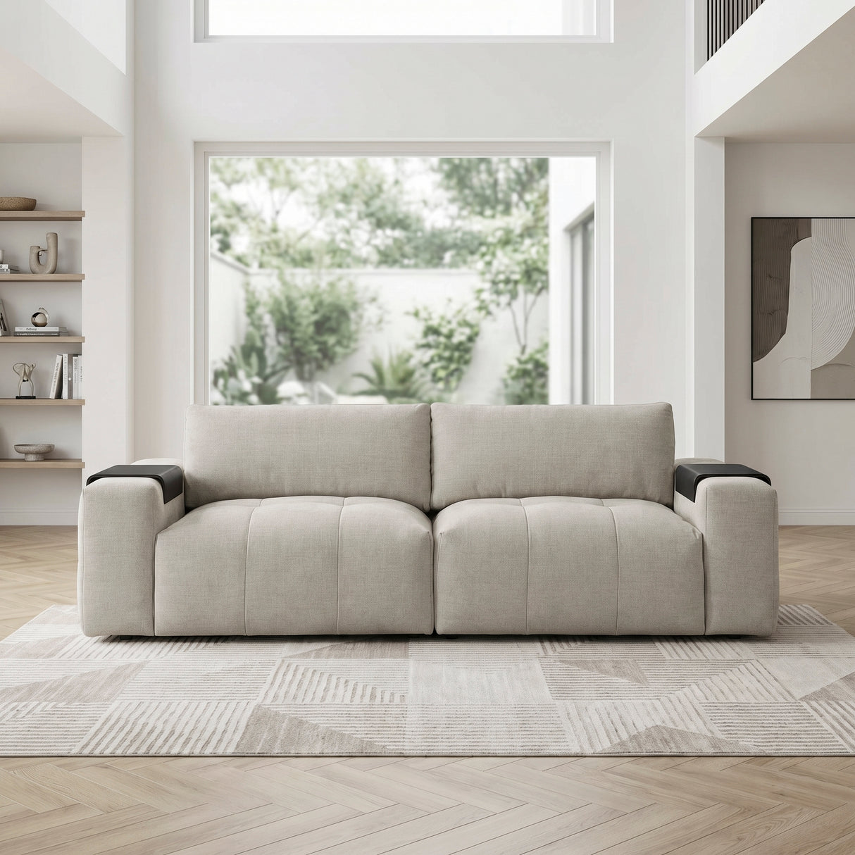 Tidal Taupe Modular Loveseat from Homelegance - Luna Furniture