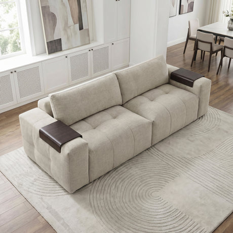 Tidal Taupe Modular Loveseat from Homelegance - Luna Furniture