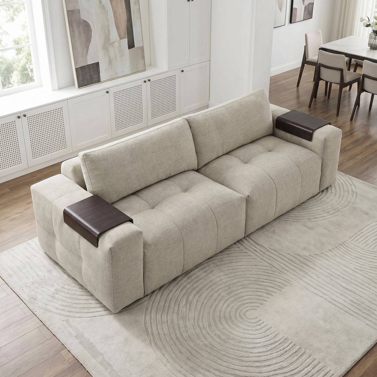 Tidal Taupe Modular Sofa from Homelegance - Luna Furniture