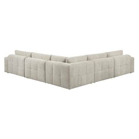 Tidal Taupe 4-Piece Modular Sectional with Ottoman from Homelegance - Luna Furniture