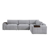 Tidal Gray 4-Piece Modular Sectional from Homelegance - Luna Furniture