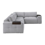 Tidal Gray 4-Piece Modular Sectional from Homelegance - Luna Furniture