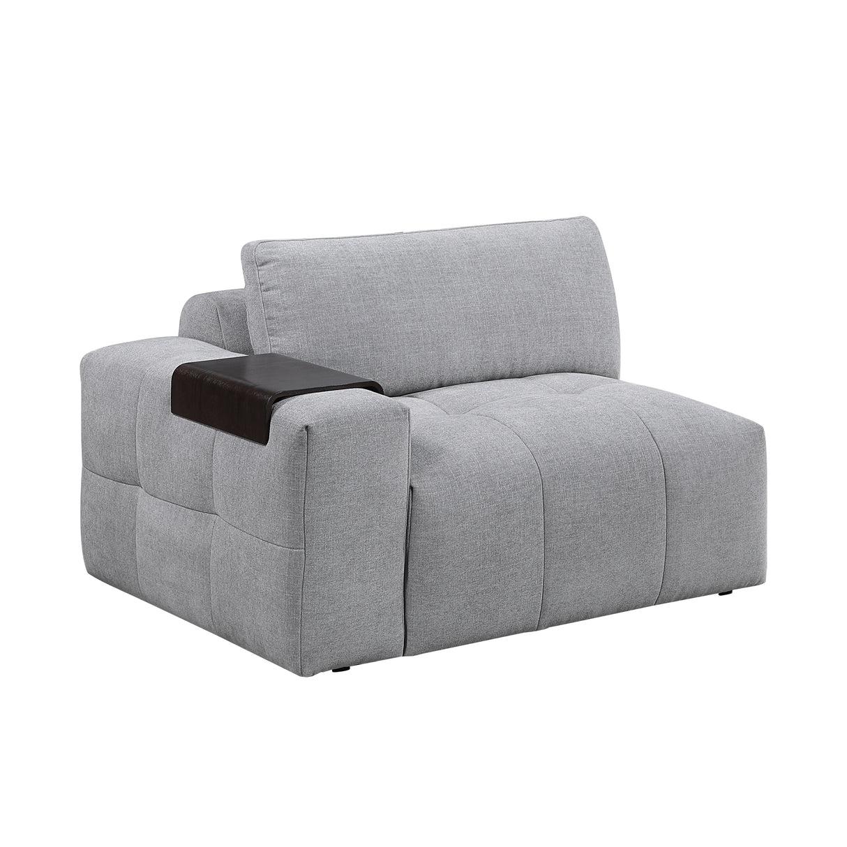 Tidal Gray 5-Piece Modular Sectional with Ottoman from Homelegance - Luna Furniture