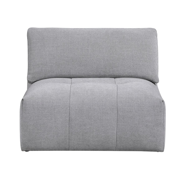 Tidal Gray Armless Chair