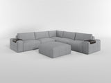 Tidal Gray Armless Chair from Homelegance - Luna Furniture