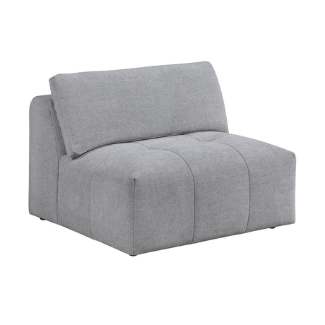 Tidal Gray Armless Chair from Homelegance - Luna Furniture