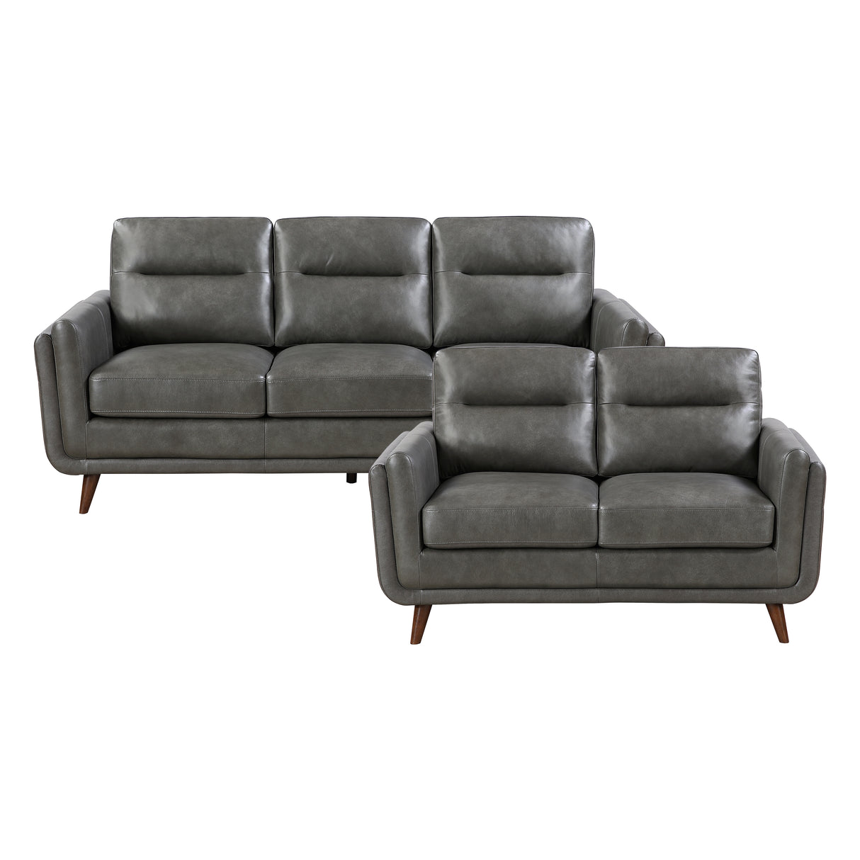 9169DGY*2 2pc Set: Sofa, Love from Homelegance - Luna Furniture