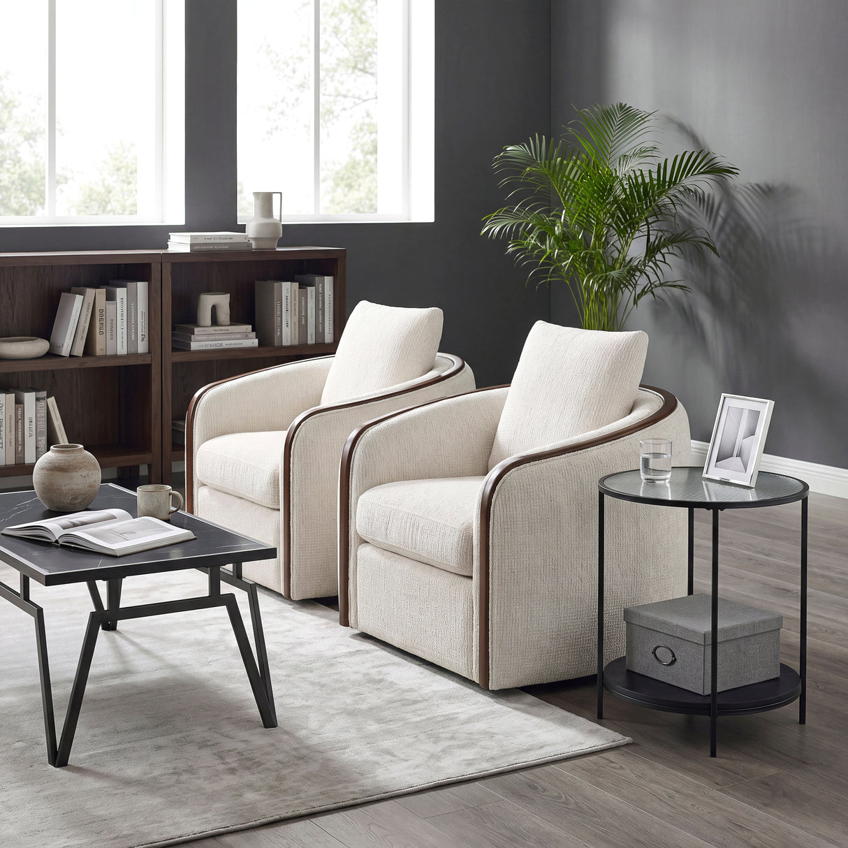 9177WABEG-1SW Swivel Chair from Homelegance - Luna Furniture