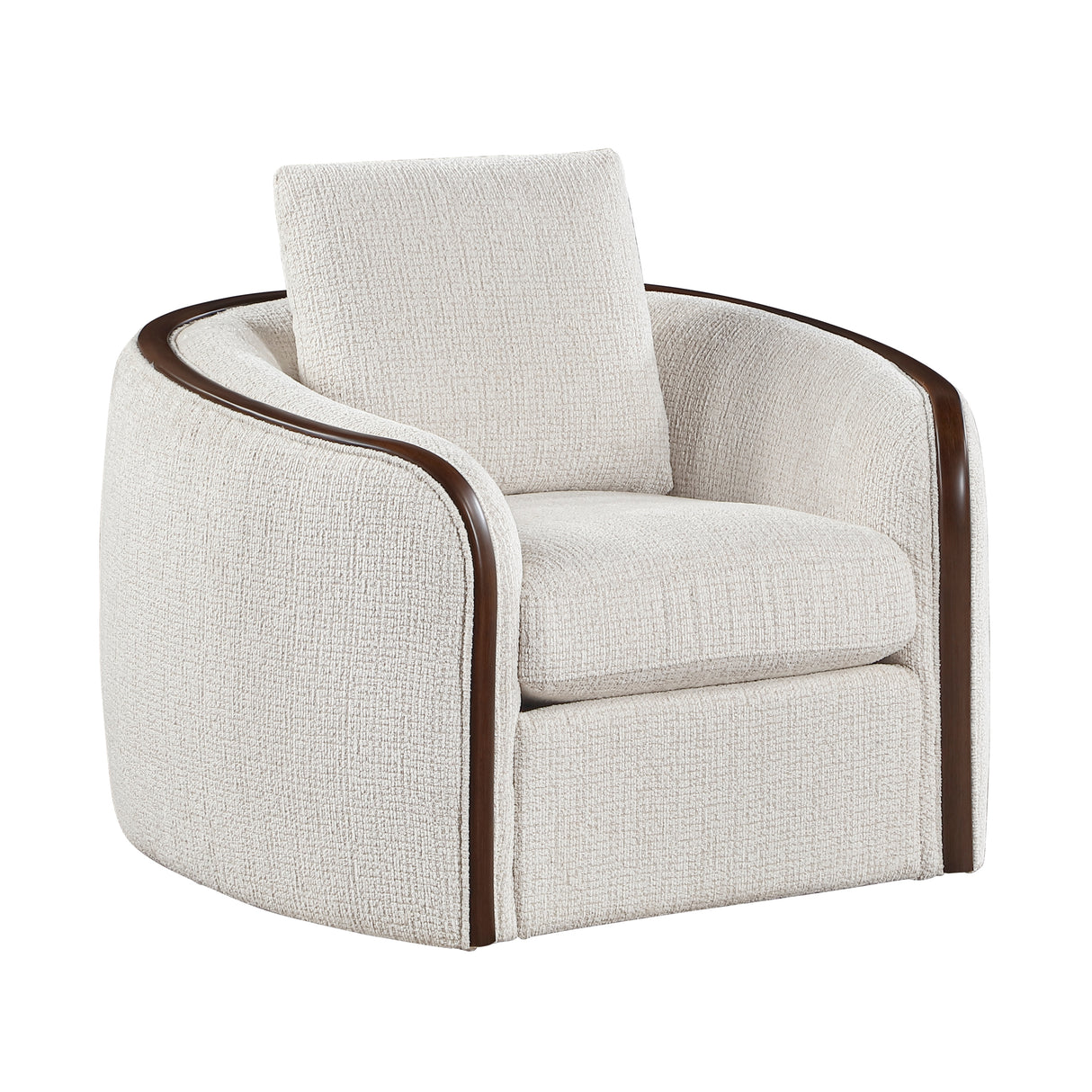 Loom Beige Swivel Chair
